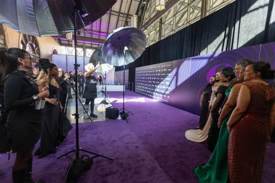 Purple Carpet & Tunnel